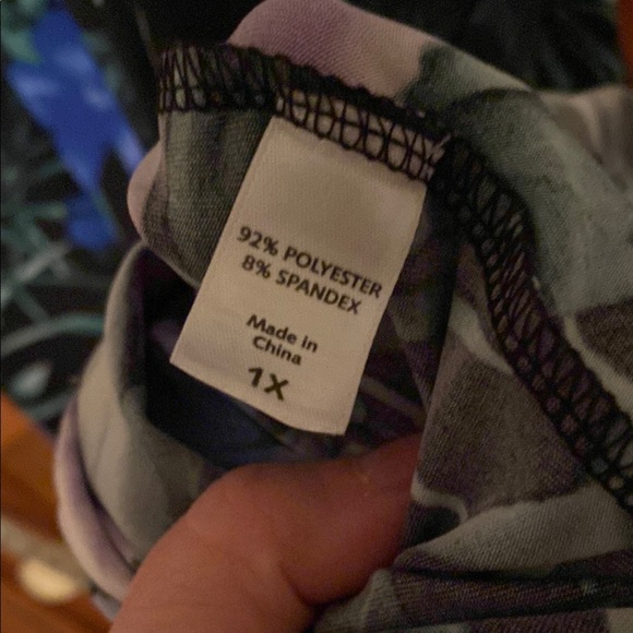 Stan Herman Casual Black and Purple Sleeveless Maxi Sundress Size 1XL - Picture 8 of 9